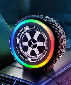 Parlante rueda recargable RGB
