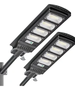 Luminaria solar de 800w con sensor de movimiento + control